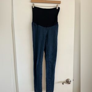 AG Maternity skinny jeans with belly band